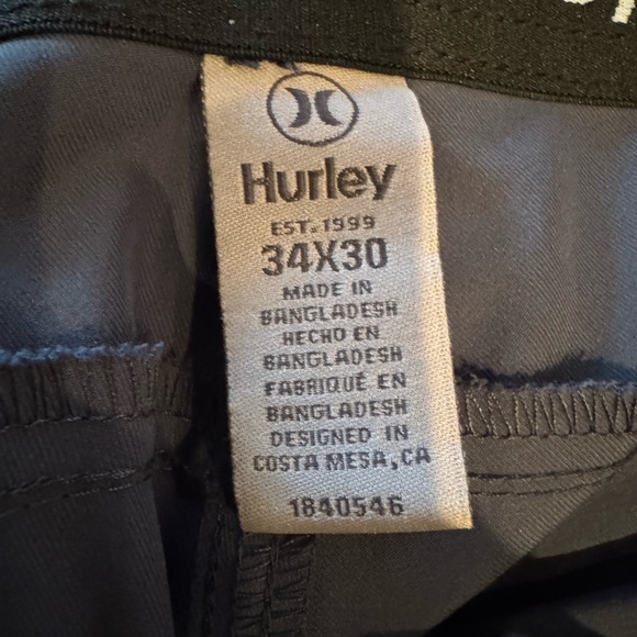 Hurley Golf Hybrid Stretch Men Pants, Size 34" W x 30” L Blue 1840546 - Picture 8 of 9